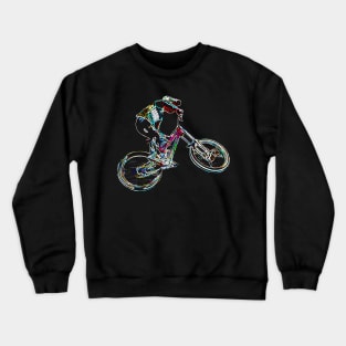 mtb downhill Crewneck Sweatshirt